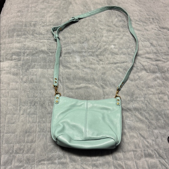 HOBO Leather Purse, Light Green, Crossbody, Shoulder, Adjustable, Wallet - Picture 3 of 12